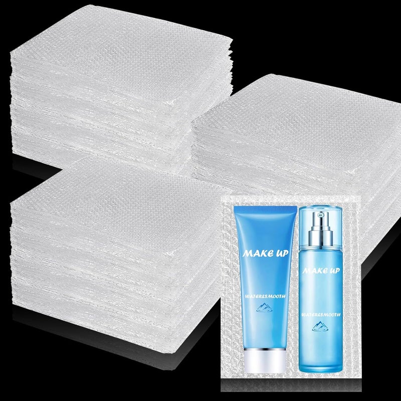 AODESTINY 200Pcs Bubble Pouches Wrap 6”x8”, Clear Bubble Out Bags for Packing, Double Walled Moving Supplies Bubble Bags for Fragile Dishes China Plates, Bubble Pouch Bags for Shipping Storage Wrapping - Image 1